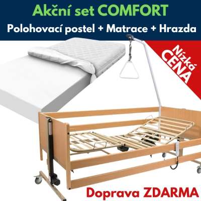 Zdravotní polohovací postel Akční set Comfort foto
