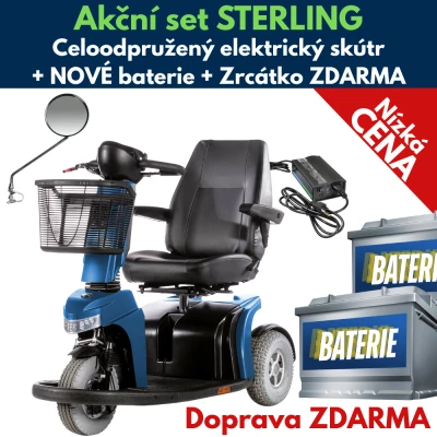 Elektrické vozítko pro seniory Akční set Sterling foto