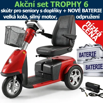 Skútr pro seniory Akční set Trophy 6 foto