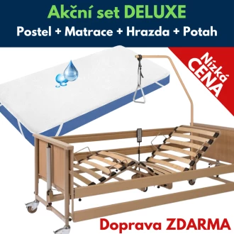 Zdravotní polohovací postel Akční set Deluxe foto
