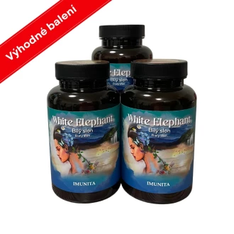 bílý slon Imunita 3x foto