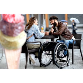 Invalidní vozík mechanický Quickie Nitrum Hybrid Pro foto